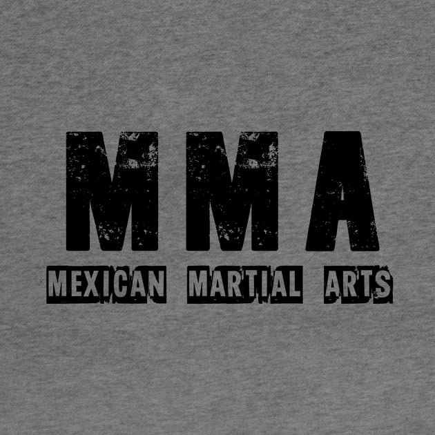 Mexican Martial Arts Black Logo by VotoStudios